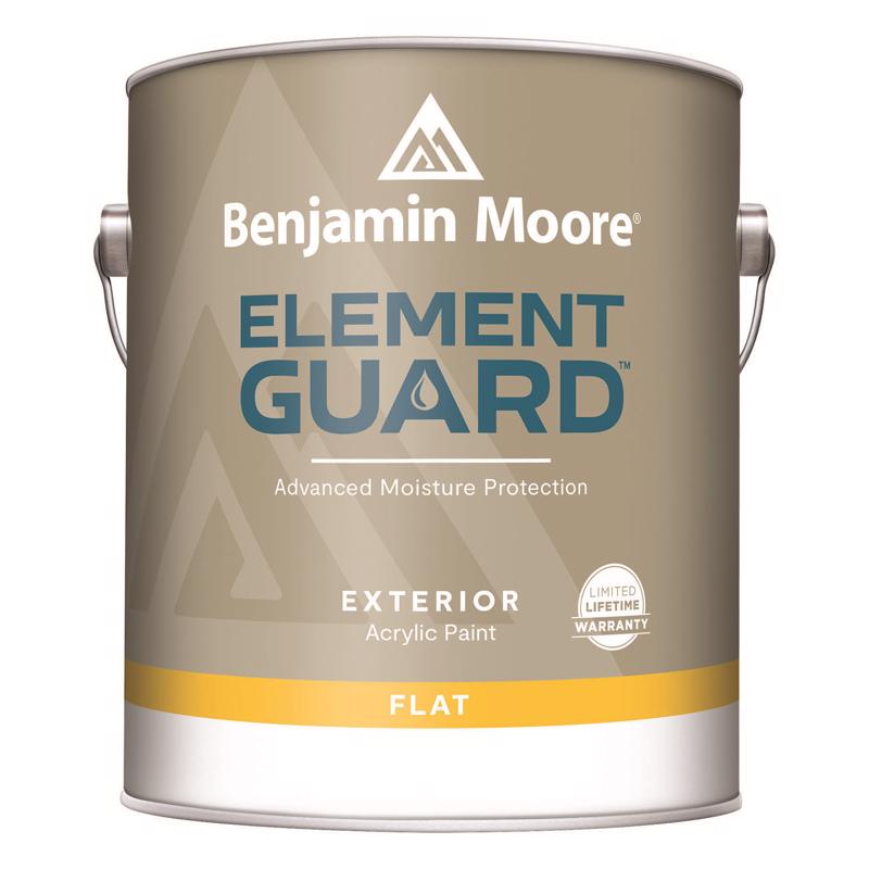 Benjamin Moore Element Guard Flat White Paint Exterior 1 gal