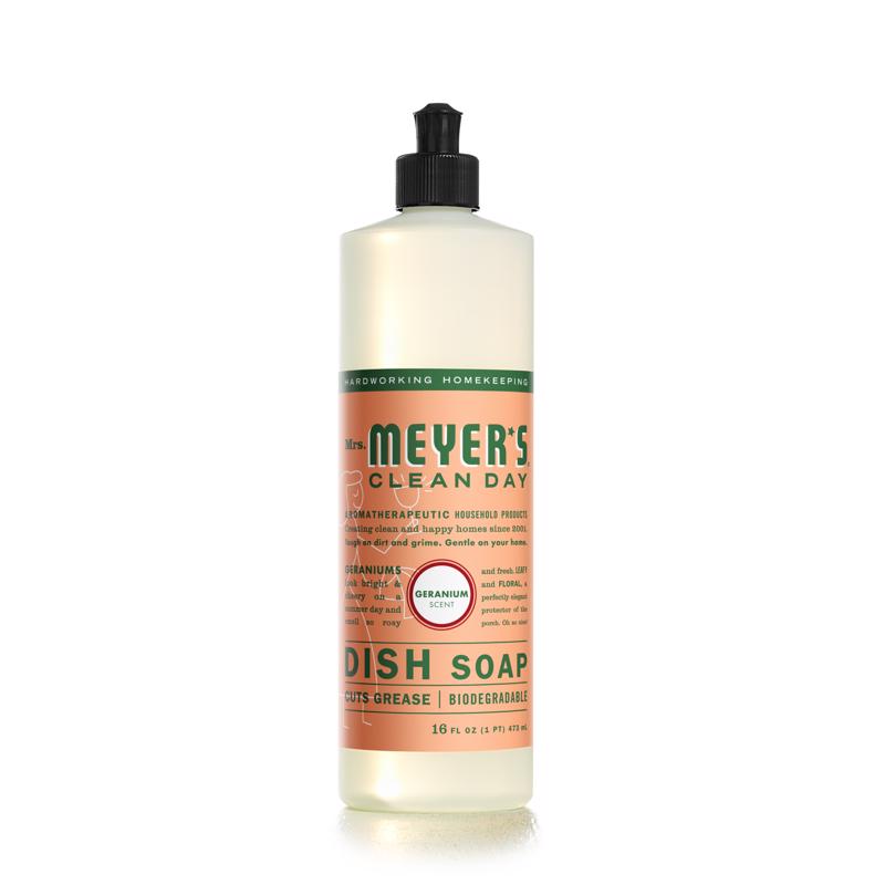 Mrs. Meyer's Clean Day Geranium Scent Liquid Dish Soap 16 oz 1 pk