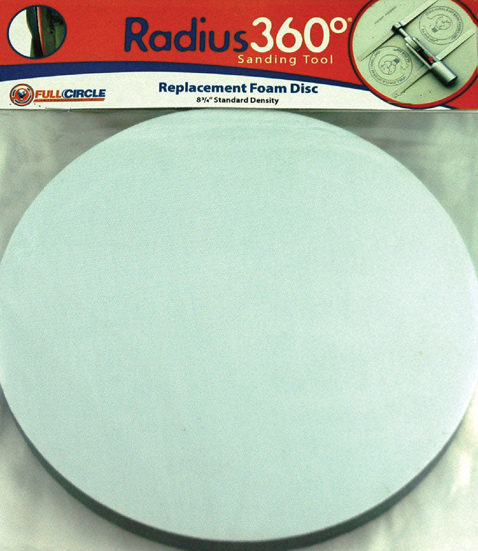 Full Circle Radius 360° 8-3/4 in. D Fabric/Foam Replacement Pad 1200 rpm 1 pc