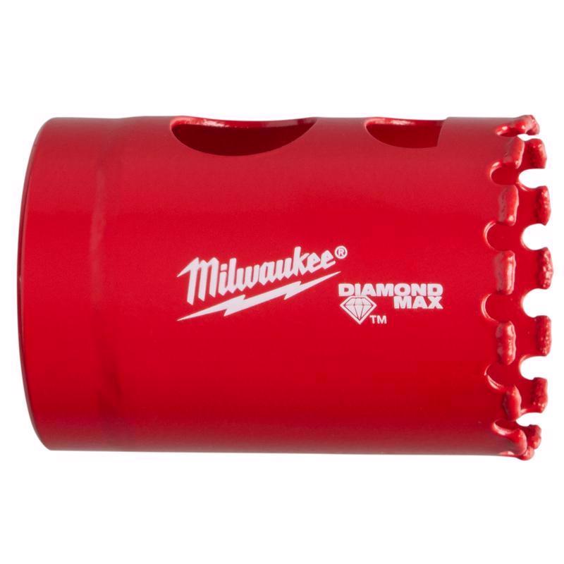 Milwaukee Diamond Max 1-1/4 in. Diamond Grit Glass, Porcelain, Tile, and Stone 3 in. L X 7/16 in. D