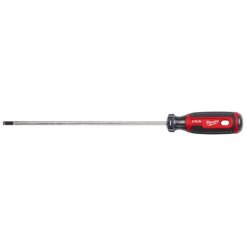 Milwaukee Made in USA Cushion Grip 3/16 in. Cabinet Made in USA Screwdriver 1 pk