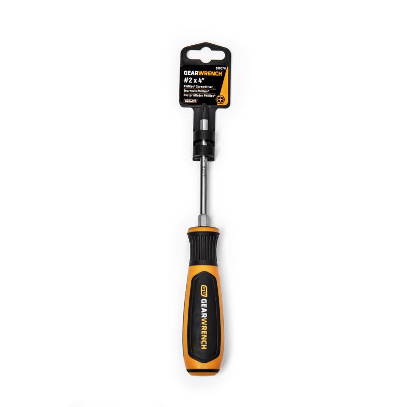 GEARWRENCH #2 X 4 in. L Phillips Screwdriver 1 pk