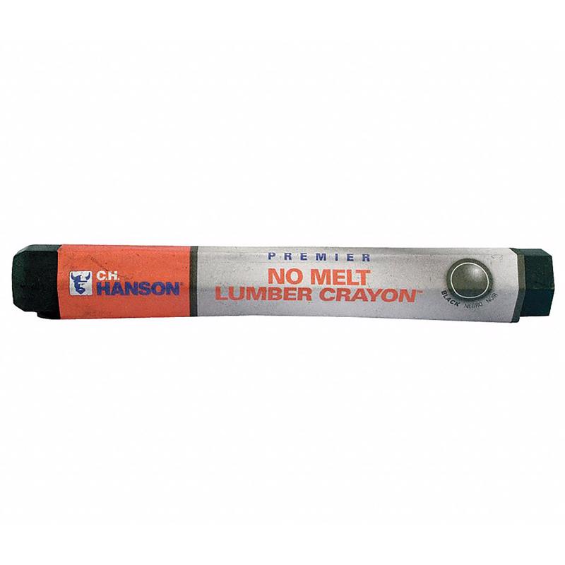 C.H. Hanson Premier No Melt 4.5 in. L Lumber Crayon Black 1 pc