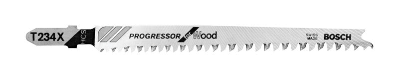 Bosch 4-1/2 in. High Carbon Steel T-Shank Jig Saw Blade 12 TPI 3 pk