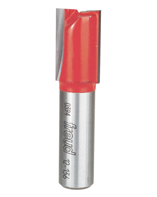 Freud 5/8 in. D X 2-1/2 in. L Carbide Double Flute Straight Router Bit