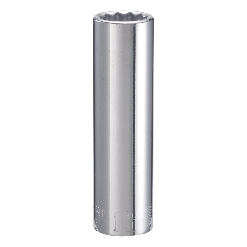 Craftsman 16 mm X 1/2 in. drive Metric 12 Point Deep Deep Socket 1 pc