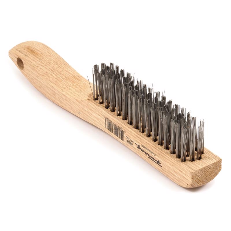 Forney 9.5 in. L X 10.25 in. W Scratch Brush Stainless Steel 1 pc