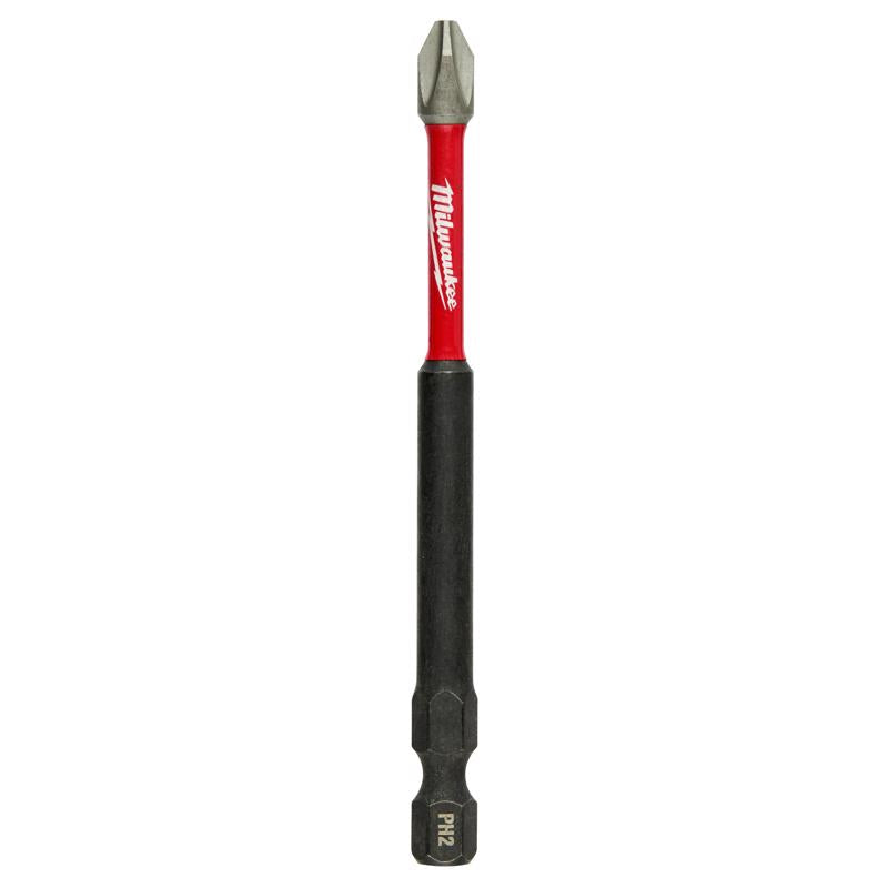 Milwaukee Shockwave Phillips #2 X 3-1/2 in. L Impact Power Bit Set Alloy Steel 5 pc