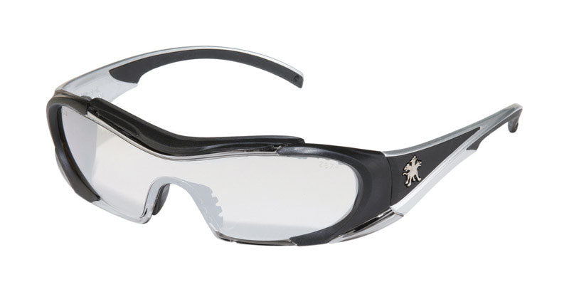 Safety Works Hellion Anti-Fog Safety Glasses Clear Lens Black Frame 1 pc