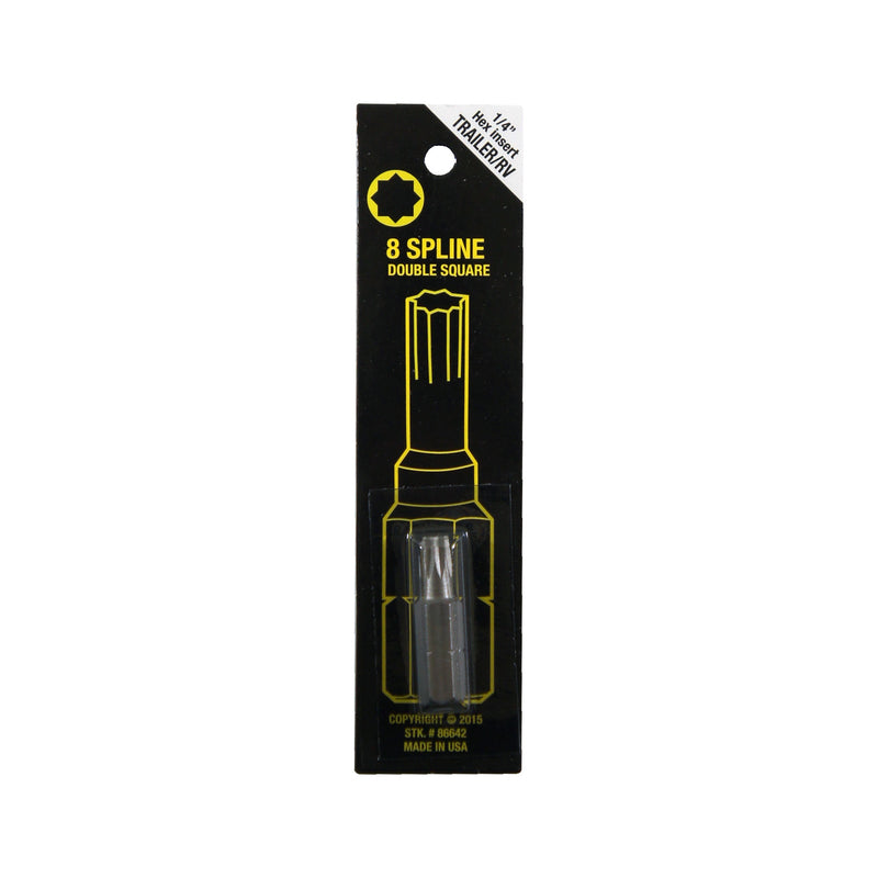 Best Way Tools Spline 1 in. L Screwdriver Bit Carbon Steel 1 pc