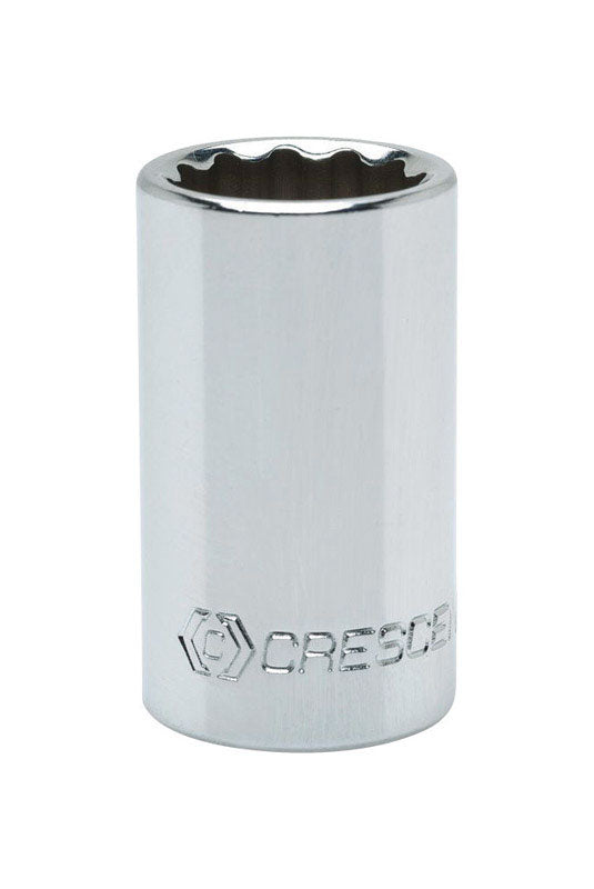 Crescent 11/16 in. X 1/2 in. drive SAE 12 Point Standard Socket 1 pc