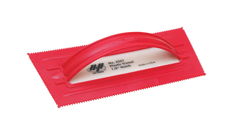 Marshalltown QLT 4-1/4 in. W X 9-1/2 in. L Plastic V Notched Trowel