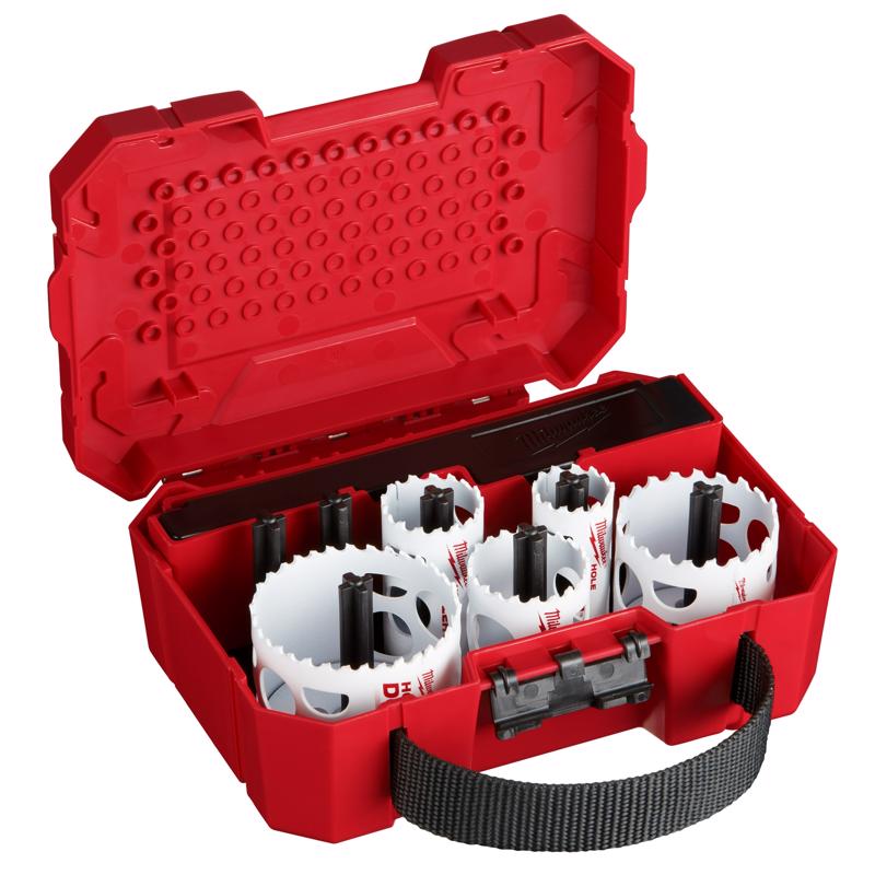 Milwaukee Hole Dozer Bi-Metal 1-5/8 in. L X 3/8 in. D Hole Saw Kit