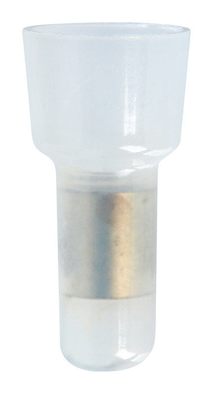 Jandorf 12-10 Ga. Insulated Wire Terminal Closed End Clear 5 pk