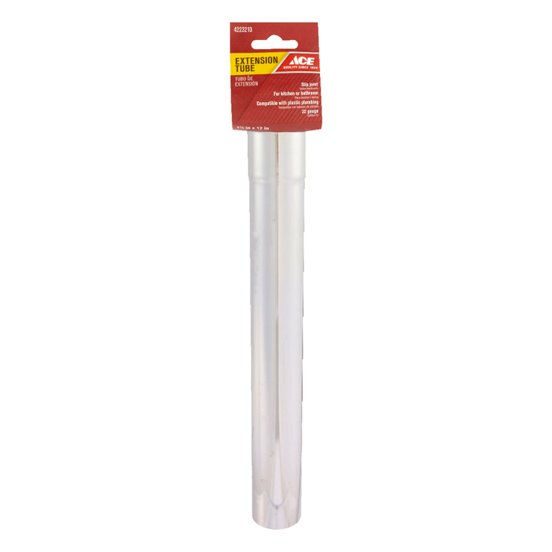 Ace 1-1/2 in. D X 12 in. L Brass Extension Tube
