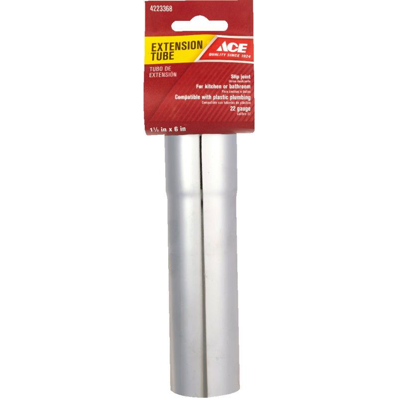 Ace 1-1/2 in. D X 6 in. L Brass Extension Tube