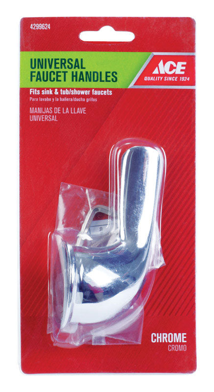 Ace For Universal Chrome Sink and Tub and Shower Faucet Handles