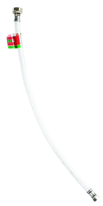 Ace 3/8 in. Compression X 1/2 in. D FIP 20 in. PVC Supply Line