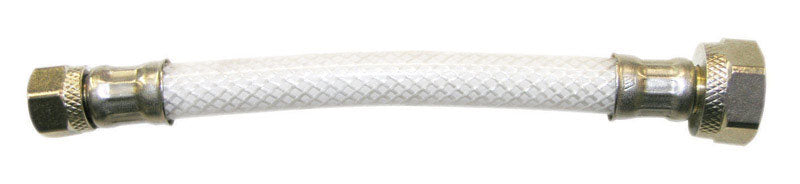 Ace 3/8 in. Compression X 1/2 in. D FIP 24 in. PVC Faucet Supply Line