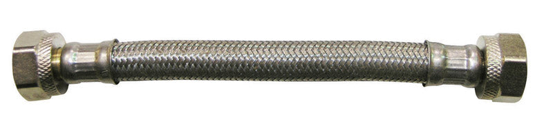 Ace 1/2 in. FIP X 1/2 in. D FIP 24 in. Stainless Steel Faucet Supply Line
