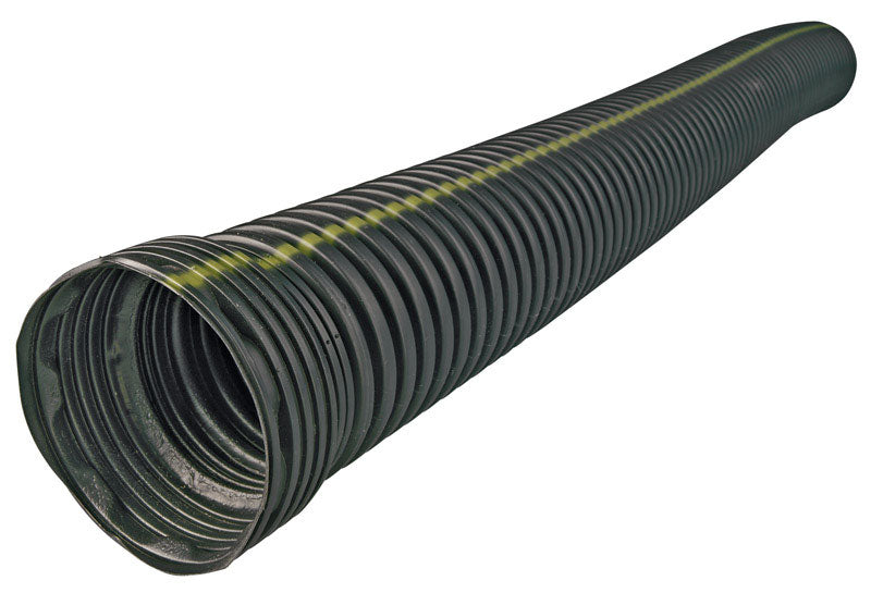 Advanced Drainage Systems 4 in. D X 10 ft. L Polyethylene Corrugated Drainage Tubing