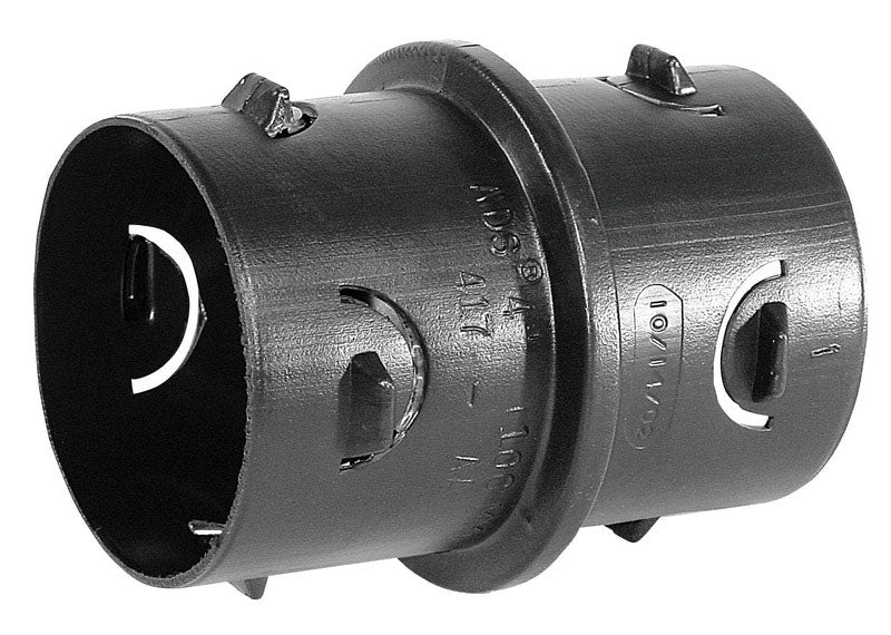 Advanced Drainage Systems Schedule 40 4 in. Snap X 4 in. D Snap Polyethylene Coupler 1 pk