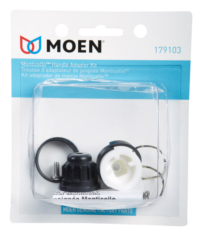 Moen Monticello Faucet Handle Adapter Moen Plastic 1 pc