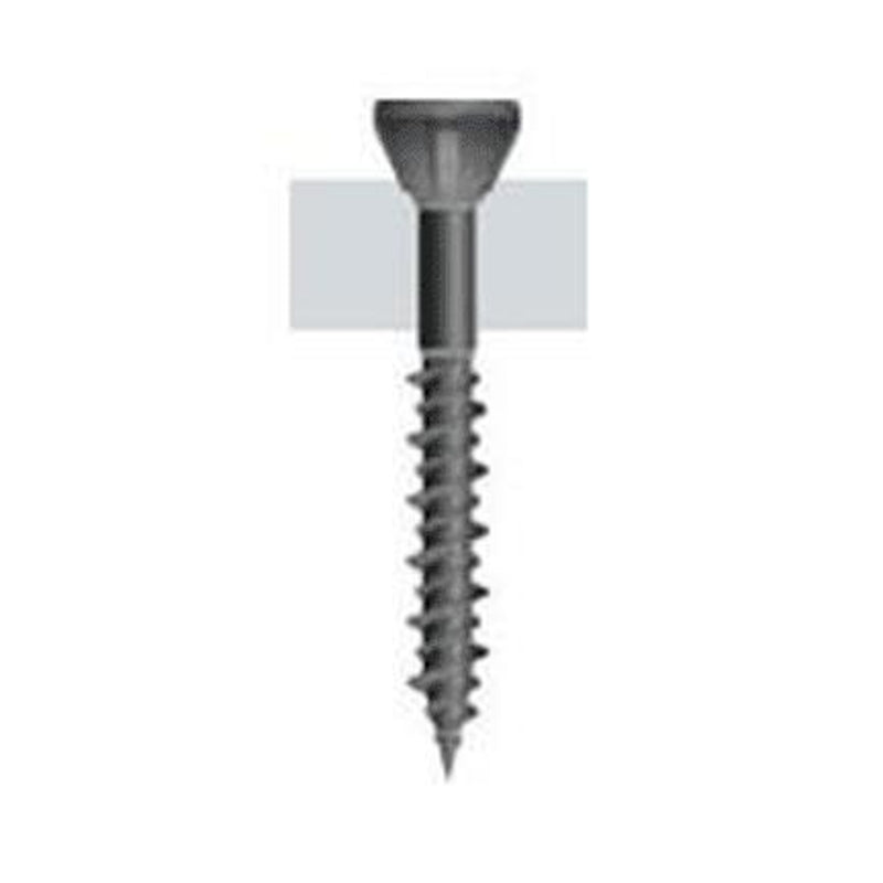 Simpson Strong-Tie No. 7 X 1-1/4 in. L Square Gray Phosphate Coated High/Low Exterior Wood Screw 250