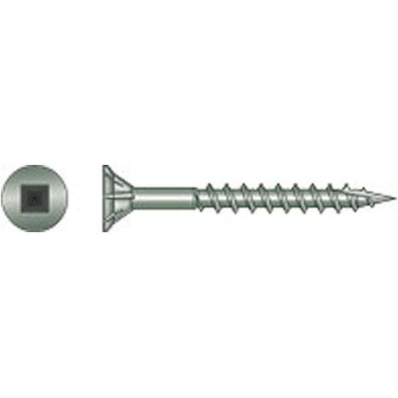 Simpson Strong-Tie No. 9 X 1-5/8 in. L Square Galvanized Coarse Cement Board Screws 1500 pk