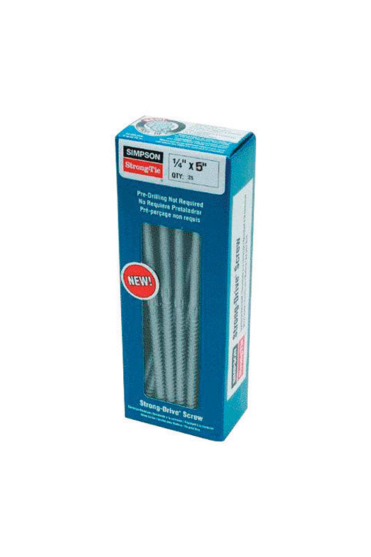 Simpson Strong-Tie Strong-Drive No. 3 Sizes X 5 in. L Star Hex Head Serrated Structural Screws