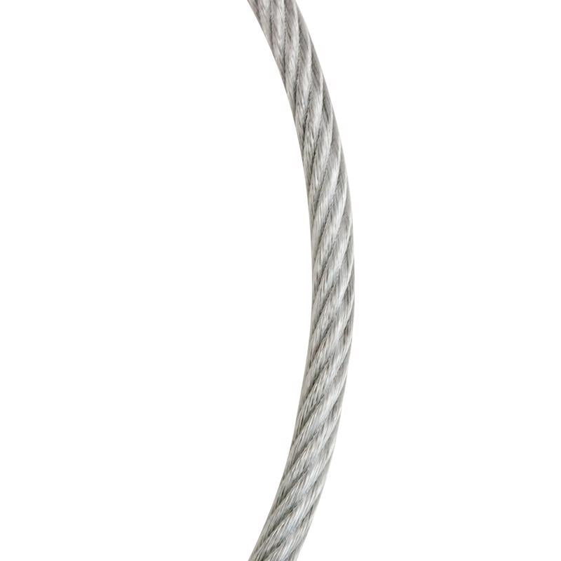 Koch Industries 1/8-3/16 in. D X 250 ft. L Galvanized Clear Vinyl Coated Wire Rope Cable