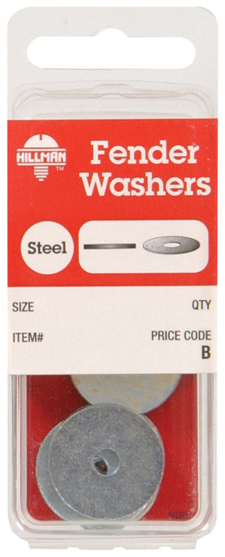 HILLMAN Zinc-Plated Steel 3/16 in. Fender Washer 1 pk
