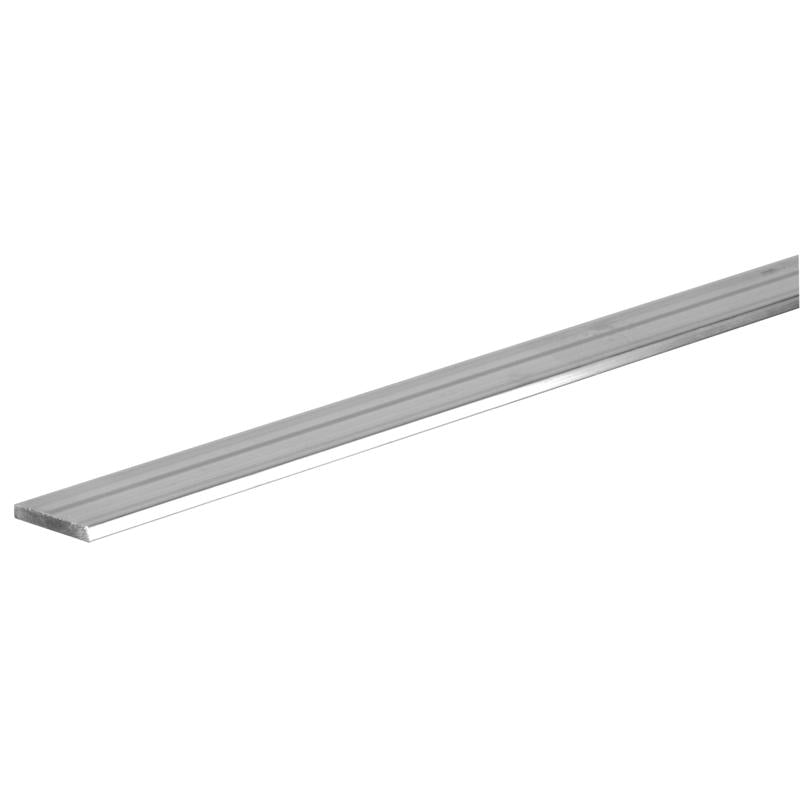 SteelWorks 0.125 in. X 1.25 in. W X 8 ft. L Weldable Aluminum Flat Bar 1 pk
