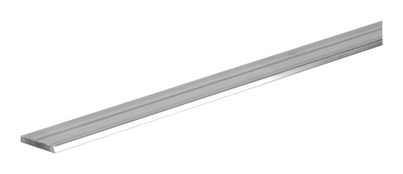 SteelWorks 0.125 in. X 1.5 in. W X 4 ft. L Aluminum Flat Bar 1 pk
