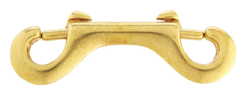 Campbell 5/16 in. D X 3-13/32 in. L Polished Bronze Double Ended Bolt Snap 60 lb