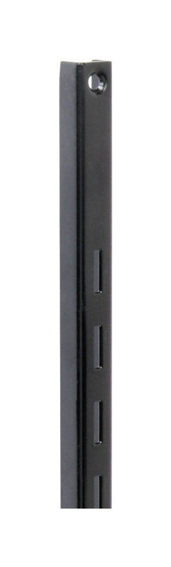 Knape & Vogt Black Steel Regular Duty Bracket 16 Ga. 72 in. L