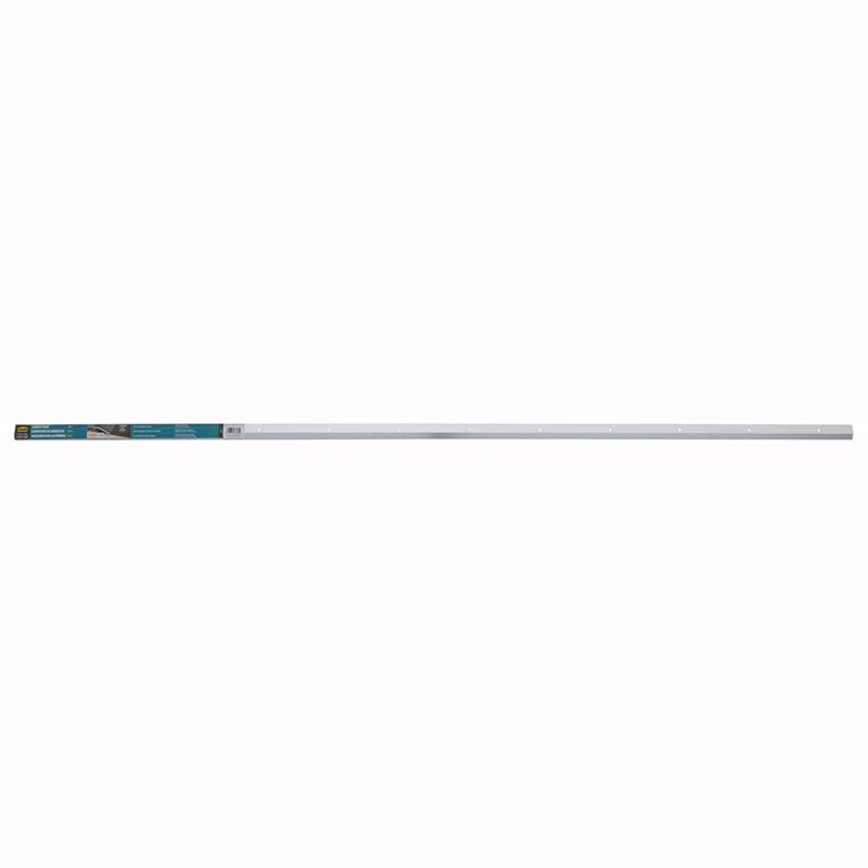 M-D BUILDING PRODUCTS 0.3 in. H X 1.38 in. W X 72 in. L Polished Silver Aluminum Carpet Trim