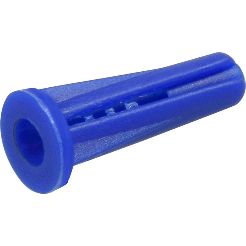 HILLMAN .138 in. D X 3/4 in. L Plastic Round Head Conical Anchor 1 pk