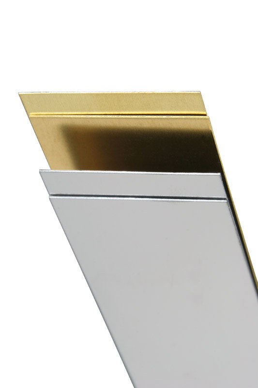 K&S 12 in. L X 3/4 in. W Stainless Steel Strip