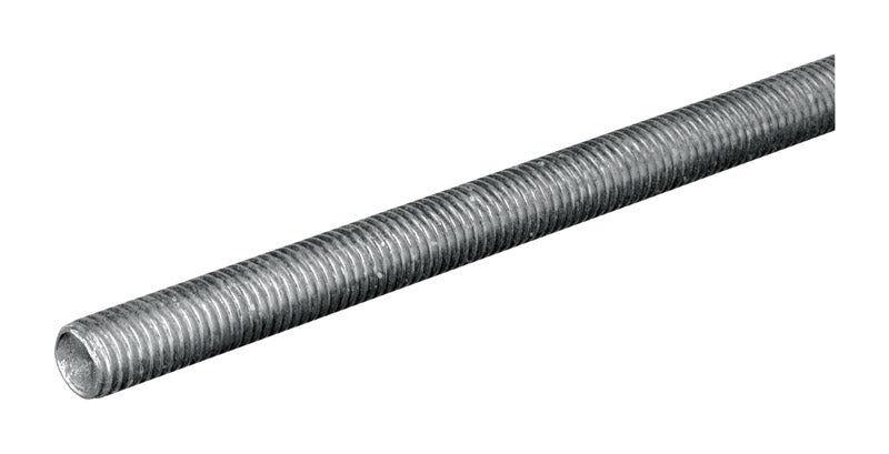 SteelWorks 1 in. D X 36 in. L Low Carbon Steel Threaded Rod