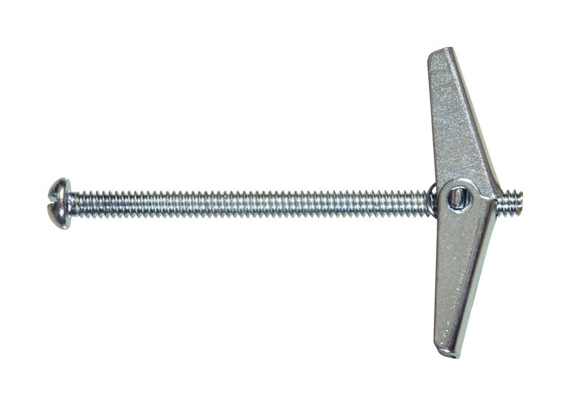 HILLMAN 3/8 in. D X 4 in. L Round Zinc-Plated Steel Toggle Bolt 1 pk