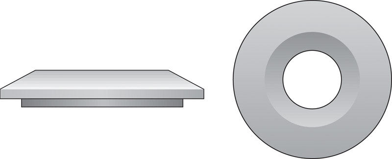 HILLMAN Zinc-Plated Steel 1/4 in. Bonded Neoprene Washer 1 pk