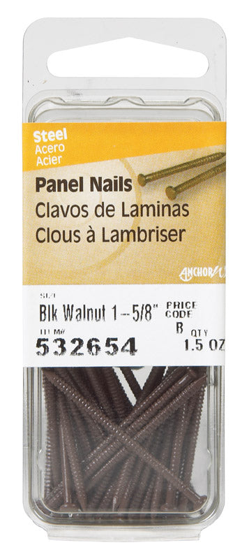 HILLMAN Anchor Wire 1-5/8 in. Panel Steel Nail Large Head