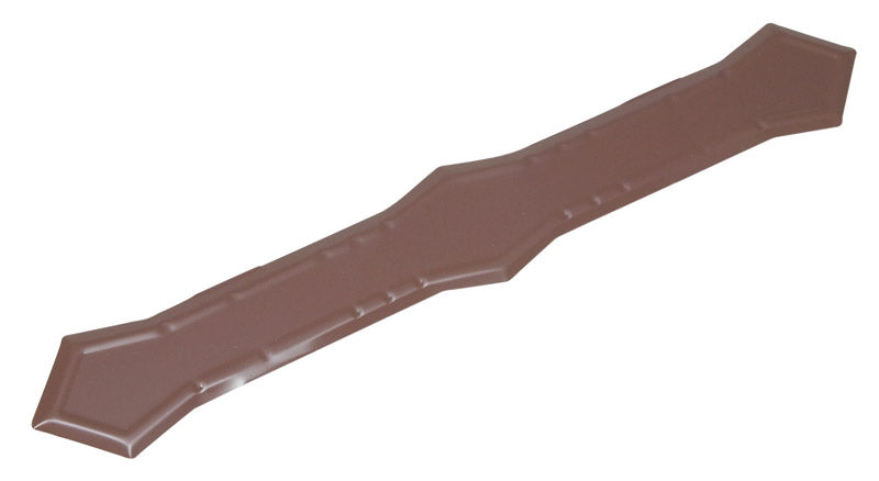 Amerimax 0.25 in. H X 2 in. W X 13.5 in. L Brown Aluminum K Downspout Strap