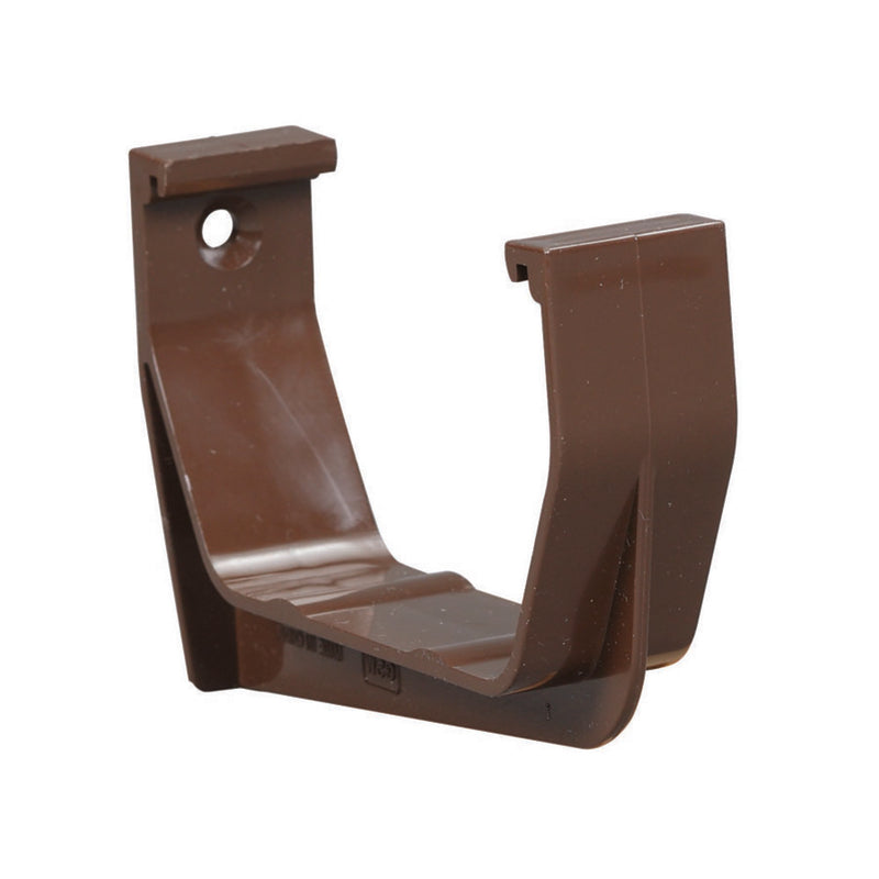 Amerimax 5.75 in. H X 3.25 in. W X 5 in. L Brown Vinyl U Exterior Hook Bracket