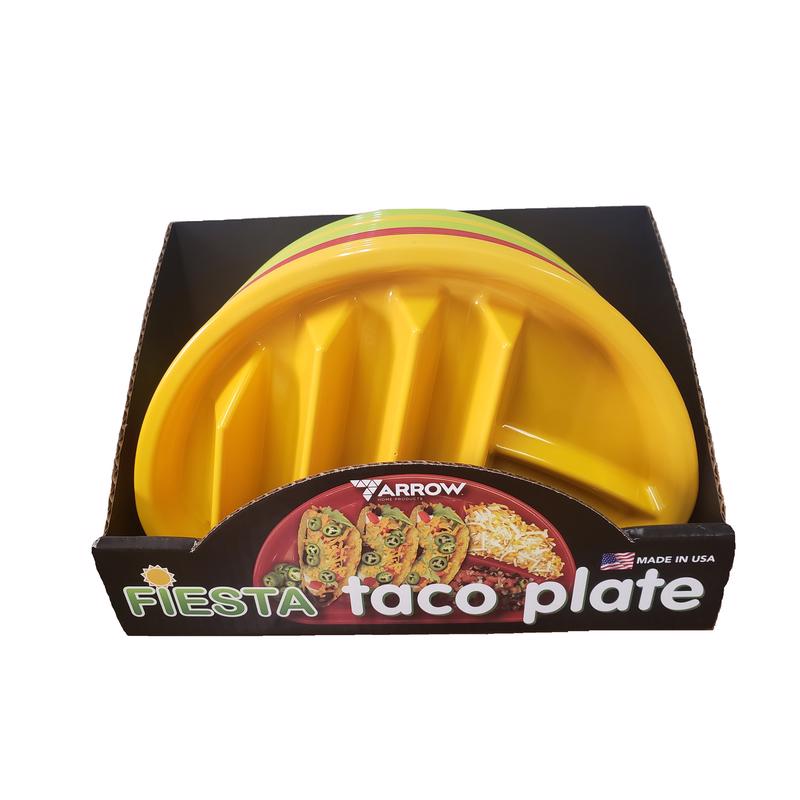 Arrow Home Products Assorted Plastic Plate Divided Plate 1 pc