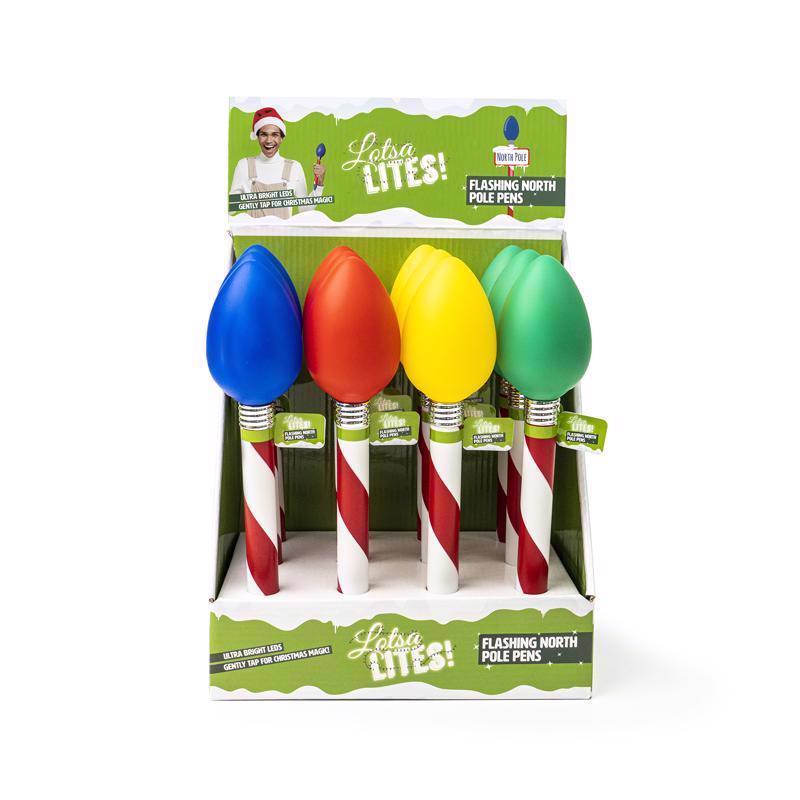 Lotsa Lites Flashing North Pole Window Decor 1 pk