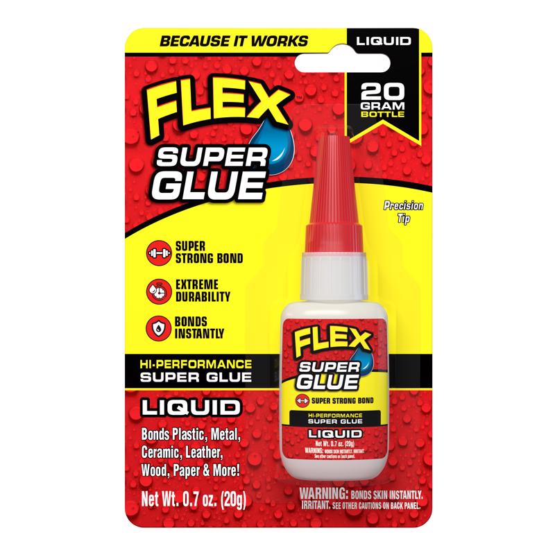 Flex Seal Family of Products Flex Super Glue High Strength Clear Super Glue 20 gm