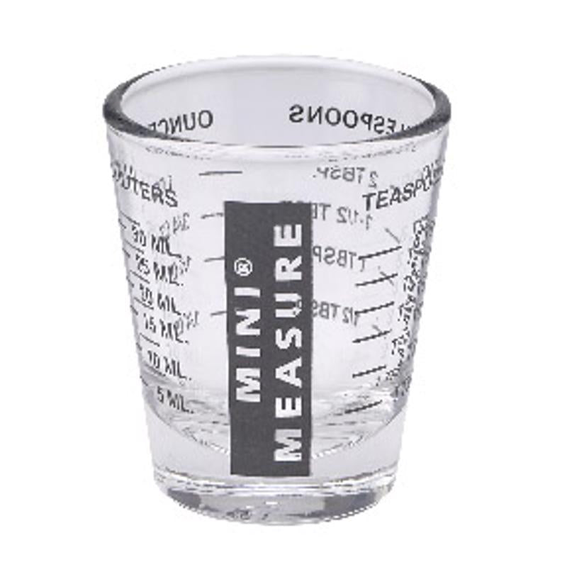 Harold Import Glass Black Measuring Glass