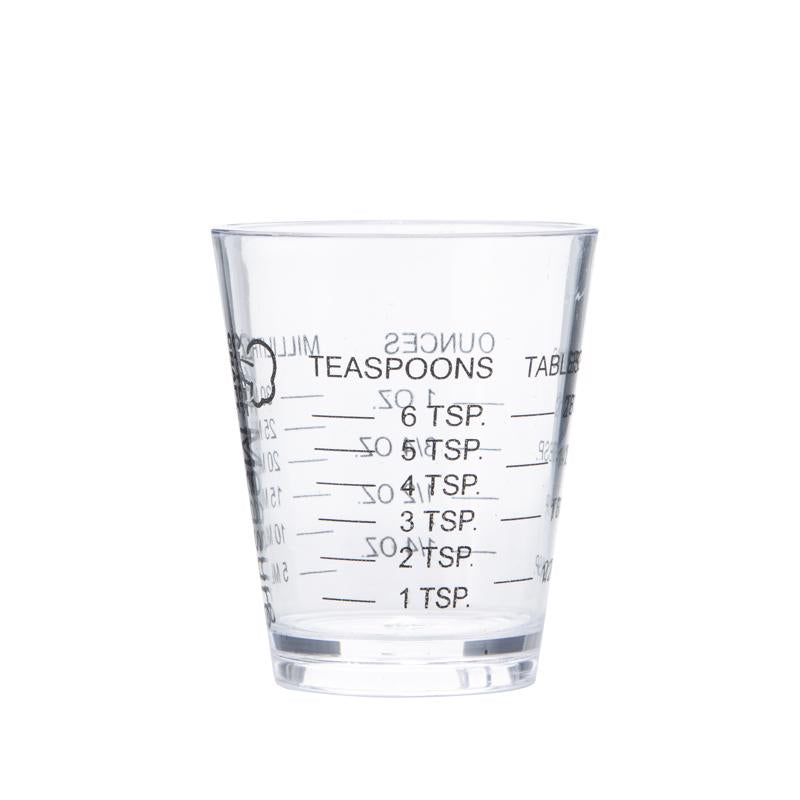 Chef Craft 1/8 cups Plastic Clear Measuring Cup